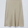 Knee-Length Pull-On Skirt – Dusty Mole