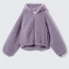 Knitted Hoodie – Lilac