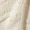 Knitted One-Shoulder Top – Dusty White