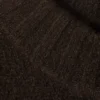 Knitted Oversized Sweater – Dark Brown