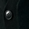 Knitted Single-Breasted Cardigan – Black