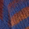 Knitted Space Dye Crewneck Sweater – Orange Multi Stripe