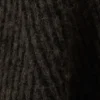 Knitted Two-Tone Wool Blend Sweater – Two-Tone Dark Brown
