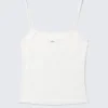 Lace Pyjama Cami Top – White