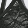 Lace Pyjama Tank Top – Dark Grey