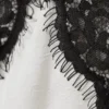 Lace-Trimmed Satin Camisole – White