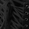 Lacing Cotton Handbag – Black