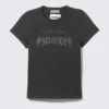 Lady Gaga Baby Tee – Off-Black