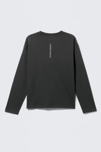 Lady Gaga Long-Sleeved T-Shirt – Off-Black