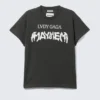 Lady Gaga Short-Sleeved T-Shirt – Off-Black