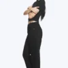 Laika Mid Rise Regular Straight Jeans – Black Rinse – Black