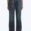 Laika Mid Rise Regular Straight Jeans – Deep Sea Blue – Dark Blue