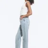 Laika Mid Rise Regular Straight Jeans – Dream Blue – Light Blue