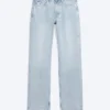 Laika Mid Rise Regular Straight Jeans – Dream Blue – Light Blue