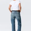 Laika Mid Rise Regular Straight Jeans – Radio Blue – Medium Blue