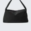 Large Ripstop Shoulder Bag – Black