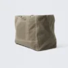 Large Waxed Cotton Canvas Tote Bag – Dark Mole