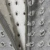 Laser Cut Zip Hoodie – Grey Melange