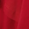 Layered Long-Sleeved Cotton T-Shirt – Bright Red