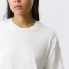 Layered Long-Sleeved Cotton T-Shirt – White