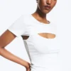 Layered Two-Piece Bolero Top – White