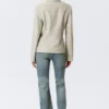 Lean Buttoned Jacket – Dusty Mole