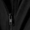 Liah Tight Zip Hoodie – Black