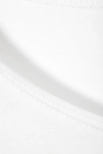 Long Sleeve Cotton Top – White
