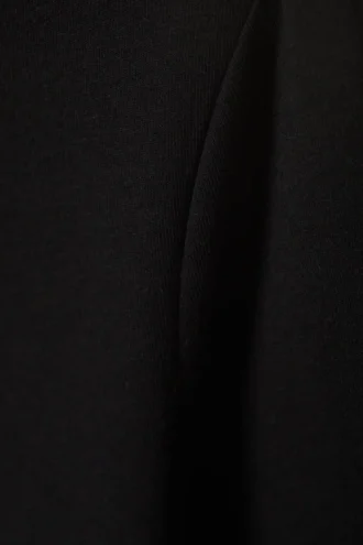Long Sleeve Mini Dress – Black