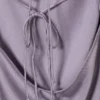 Long-Sleeved Asymmetric Satin Mini Dress – Lilac