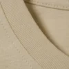 Long-Sleeved Boxy Cotton T-Shirt – Light Beige