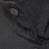 Long-Sleeved Buttoned Shirt – Dark Grey Melange