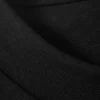 Long-Sleeved Cotton Mini Dress – Black