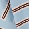 Long-Sleeved Cotton T-Shirt – Blue/Multi Stripe