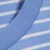 Long-Sleeved Cotton T-Shirt – Blue/White Stripes