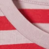 Long-Sleeved Cotton T-Shirt – Red & Pink Stripes