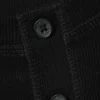 Long-Sleeved Henley T-Shirt – Black
