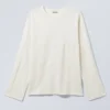 Long-Sleeved Inside-Out T-Shirt – Off-White