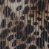 Long-Sleeved Printed Mesh Top – Leopard-Print