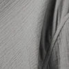 Long-Sleeved Raw Edge Boatneck Top – Dusty Grey