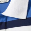 Long-Sleeved Rugby Mini Dress – Striped Blue