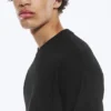 Loose Boxy Long-Sleeved T-Shirt – Black