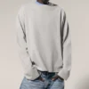 Loose Boxy Long-Sleeved T-Shirt – Light Dusty Mole