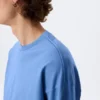Loose Boxy Long-Sleeved T-Shirt – Washed Blue