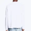 Loose Boxy Long-Sleeved T-Shirt – White