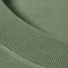 Loose Boxy Long-Sleeved T-Shirt – White – Green Stripe