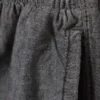 Loose Chambray Trousers – Black Melange