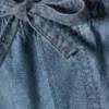 Loose Chambray Trousers – Washed Blue