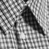 Loose Cotton Shirt – Dusty White – Checked