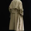 Loose Double-Breasted Trench Coat – Beige